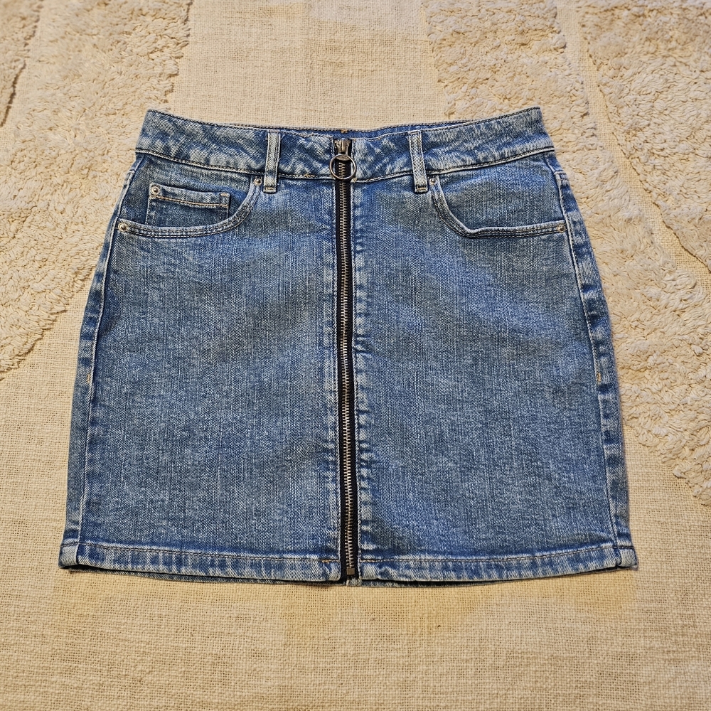 SOLD Garage Denim Mini Skirt, Size Small